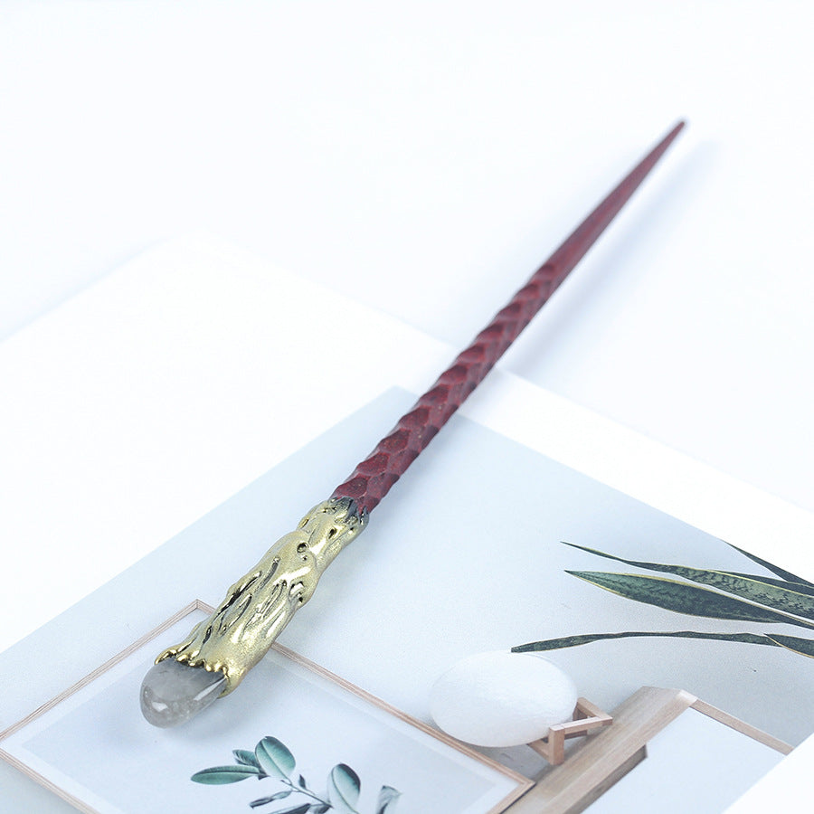 Wholesale Crystal Wood Magic Wand, Scepter, Fairy Elemental Ritual Prop